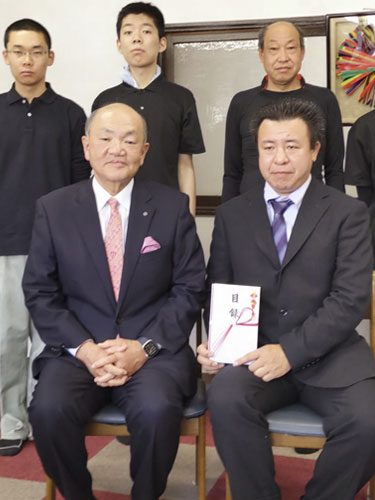 ななおなかのと就労支援センター様への寄付金目録贈呈式