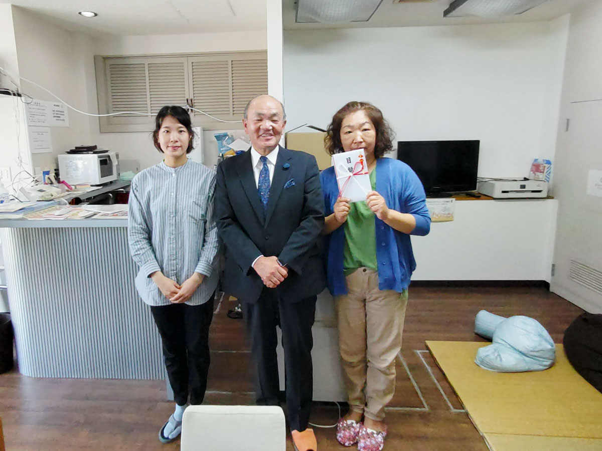 Horizon.Project寄付金目録贈呈式ともえ様